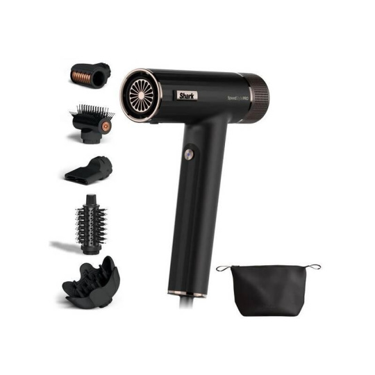 Shark HD752EU SpeedStyle Pro fén na vlasy, 1750 W, 3 rychlosti, 4 teploty, černá Shark HD752EU SpeedStyle Pro fén na vlasy, 1750 W, 3 rychlosti, 4 teploty, černá