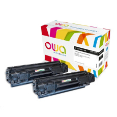 OWA Armor toner pre HP LJ P1566, 1601, 2x2100 strán, CE278AD, čierna/čierna