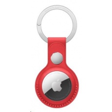 APPLE AirTag Leather Key Ring - (PRODUCT)RED APPLE AirTag Leather Key Ring - (PRODUCT)RED