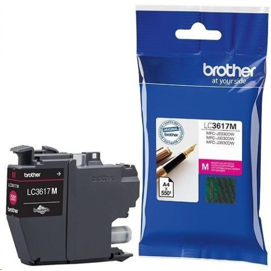 BROTHER INK LC-3617M purpurová, purpurová - 550 str. za minútu, J2330, J3530, J3930