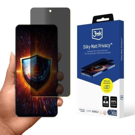 3mk ochranná folie Silky Matt Privacy pro Realme C71 3mk ochranná folie Silky Matt Privacy pro Realme C71