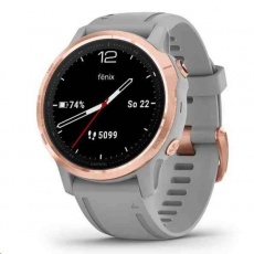 Garmin GPS sportovní hodinky fenix6S PRO Sapphire, RoseGold/Gray Band (MAP/Music) Garmin GPS sportovní hodinky fenix6S PRO Sapphire, RoseGold/Gray Band (MAP/Music)