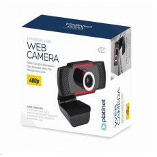 Webová kamera PLATINET 480P, zabudovaný digitálny mikrofón, USB
