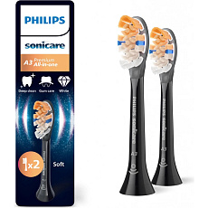 Philips Sonicare A3 Premium All-in-one Prestige HX9092/88, černá, 2ks, náhradní hlavice Philips Sonicare A3 Premium All-in-one Prestige HX9092/88, černá, 2ks, náhradní hlavice