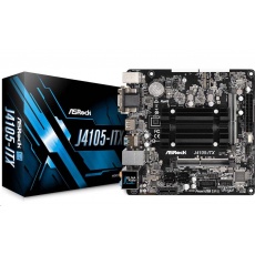 ASRock MB Int.procesor J4105-ITX, 2xDDR4, VGA, mini-ITX ASRock MB Int.procesor J4105-ITX, 2xDDR4, VGA, mini-ITX
