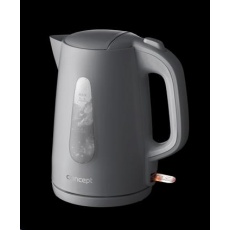 Concept RK2382 Rychlovarná konvice plastová 1,7 l, šedá Concept RK2382 Rychlovarná konvice plastová 1,7 l, šedá