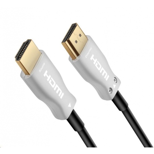 PREMIUMCORD HDMI optický kábel s vysokou rýchlosťou s Ether. 4K@60Hz, 100 m, M/M, pozlátené konektory