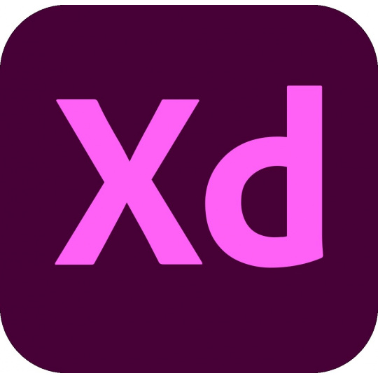 Adobe XD for teams, Multi Platform, English, Education, Named, 12 mesiacov, Level 1, 1 - 9 Lic - nová licence