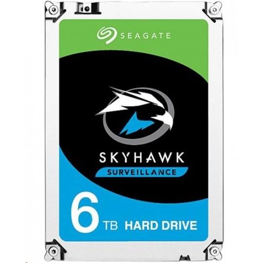 SEAGATE HDD SKYHAWK 3,5" - 6 TB, SATAIII, 5400 otáčok za minútu, 256 MB cache