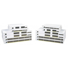 Cisco switch CBS250-24P-4G (24xGbE,4xSFP,24xPoE+,195W,fanless)