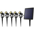 Záhradné LED svietidlo RGL 119 solar.svítidlo set 5X WW RETLUX