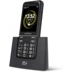 Mobilný telefón Halo Q Senior tlačidlový čierny myPhone Mobilný telefón Halo Q Senior tlačidlový čierny myPhone