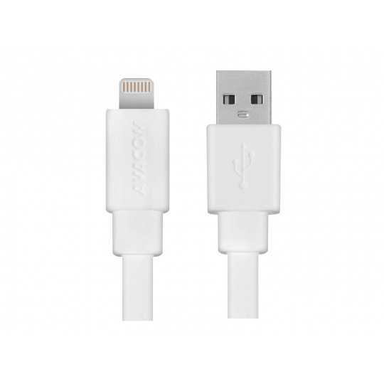 AVACOM MFI-120W Kábel USB na Lightning, certifikácia MFi, 120 cm, biely