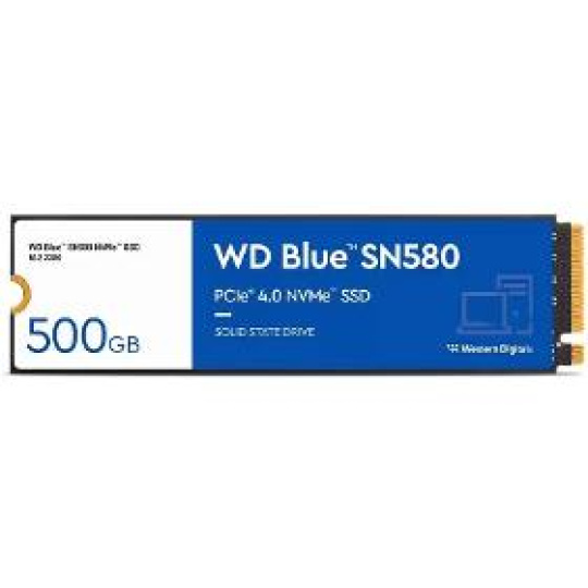 Interný SSD SSD NVMe 500GB PCIe SN580,Gen4 Blue WD