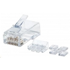 Intellinet konektor RJ45, Cat6A, UTP, 15µ, drôt, 80 ks v balení