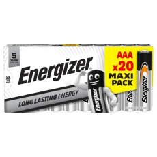 Energizer LR03/20 Everyday AAA family 20pack Alkalické Energizer LR03/20 Everyday AAA family 20pack Alkalické