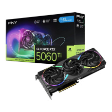 PNY VGA NvidiaGeForce RTX 5060 Ti 8GB ARGB Triple Fan OC, RTX 5060 Ti OC, 8GB GDDR7, 3xDP, 1xHDMI PNY VGA NvidiaGeForce RTX 5060 Ti 8GB ARGB Triple Fan OC, RTX 5060 Ti OC, 8GB GDDR7, 3xDP, 1xHDMI