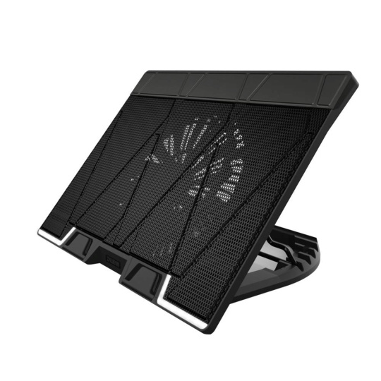 ZALMAN Stojan na notebook ZM-NS3000, až 17", 3xUSB, 1xUSB-C, Naklápěcí, černá