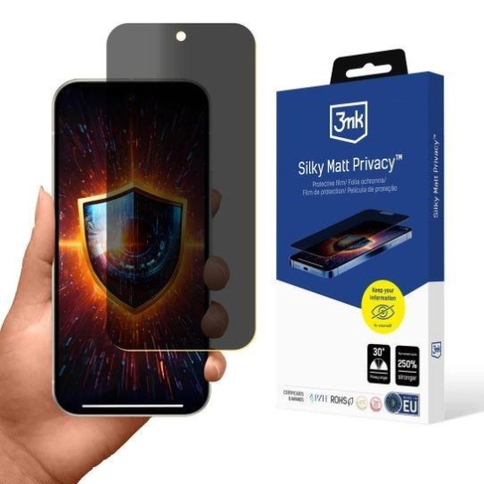 3mk ochranná folie Silky Matt Privacy pro Google Pixel 10/ 10 Pro 3mk ochranná folie Silky Matt Privacy pro Google Pixel 10/ 10 Pro