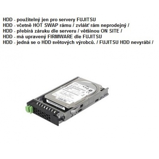 FUJITSU HDD SRV SATA 6G 2TB 7.2K 512n HOT PL 2.5' BC pro TX1330M5 RX1330M5 TX1320M5 + RX2530M5