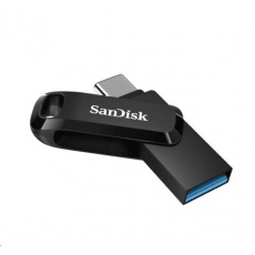 SanDisk Flash Disk 64GB Ultra Dual Drive Go, USB-C 3.2, Černá