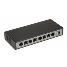 MaxLink reverzný PoE switch RSG-8-1P-DC 7x PoE IN, 1x PoE Out, 1x DC Out