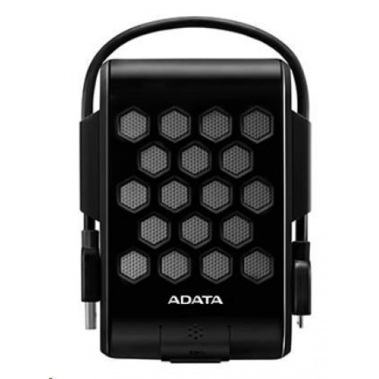 Externý pevný disk ADATA 2TB 2,5" USB 3.1, DashDrive™ Durable HD720, G-senzor, čierny, (gumový, odolný voči vode/nárazom)