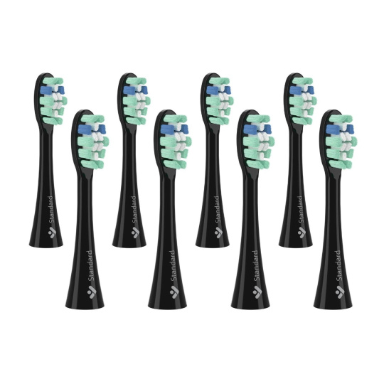 TrueLife SonicBrush Clean-series heads Standard black 8 pack TrueLife SonicBrush Clean-series heads Standard black 8 pack
