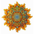 UMĚNÍ Mandala Nascent Sun (M) puzzle UNIDRAGON