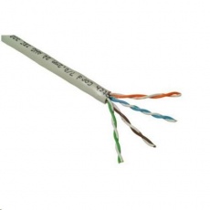 UTP kabel PlanetElite, Cat5E, drát, PVC, Dca, šedý, 305m UTP kabel PlanetElite, Cat5E, drát, PVC, Dca, šedý, 305m
