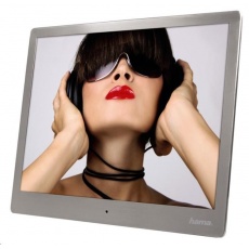 Hama digitálny fotorámček Steel Premium, 24,64 cm (9,7"), strieborný Hama digitálny fotorámček Steel Premium, 24,64 cm (9,7"), strieborný