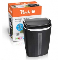 Peach Auto Cross Cut Shredder w. CD, PS500-60 / skartovač Peach Auto Cross Cut Shredder w. CD, PS500-60 / skartovač