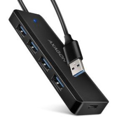 USB rozbočovač HUE-C1A 4x USB 5Gbps TRAVEL hub USB-C