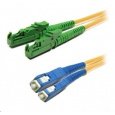 Duplexní patch kabel SM 9/125, OS2, E2000(APC)-SC(PC), LS0H, 3m