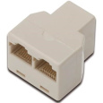 PremiumCord Rozdvojka 8/8F - 2x8/8F  - Rozdvojka konektoru RJ45 na kabel - Konektory RJ45 8/8 Female - 2x 8/8 Female   Produkt nenahrazuje síťový switch. Pro získání více přípojných míst do počítačové sítě ethernet je nutné použít aktivní prvek, např pod kódem: I-SW 5D