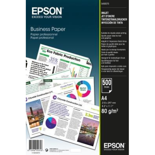 EPSON Paper A4 Inkjet Business pre atramentové tlačiarne 80 g/m2, 500 listov
