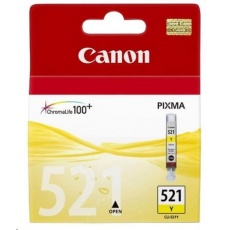 Canon BJ CARTRIDGE žltá CLI-521Y (CLI521Y) - BLISTER SEC Canon BJ CARTRIDGE žltá CLI-521Y (CLI521Y) - BLISTER SEC
