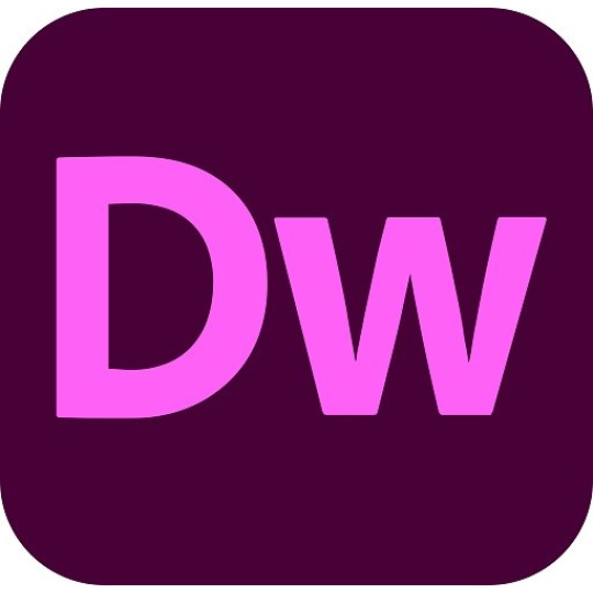Dreamweaver for teams, Multi Platform, English, COM, 1 používateľ, 1 mesiac, Level 1, 1-9 Lic - nová licence