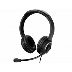 Sandberg náhlavní souprava Chat s mikrofonem, 3,5 mm jack, stereo, černá - Bazar - rozbaleno, 100% stav Sandberg náhlavní souprava Chat s mikrofonem, 3,5 mm jack, stereo, černá - Bazar - rozbaleno, 100% stav