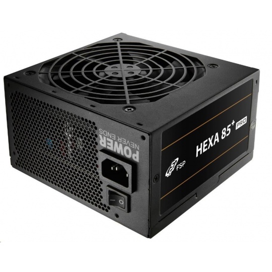 Napájací zdroj Fortron 550W HEXA 85+ PRO 550, plný rozsah, ATX, Bronze, DC/DC