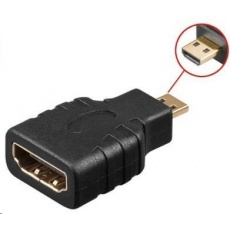 Adaptér PREMIUMCORD HDMI typ A samica - micro HDMI typ D samec