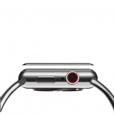 COTEetCI 4D sklo s celoplošným lepením s černým lemem pro Apple 4/5 watch  44 mm - Bazar - rozbaleno
