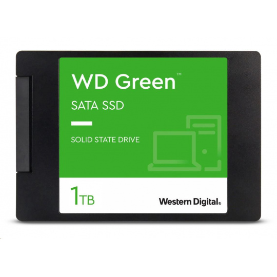 WD GREEN SSD 3D NAND WDS200T2G0A 2TB SATA/600, (R:500, W:400MB/s), 2.5"