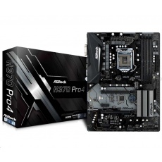 ASRock MB Sc LGA1151 H370 Pro4, Intel H370, 4xDDR4, VGA ASRock MB Sc LGA1151 H370 Pro4, Intel H370, 4xDDR4, VGA