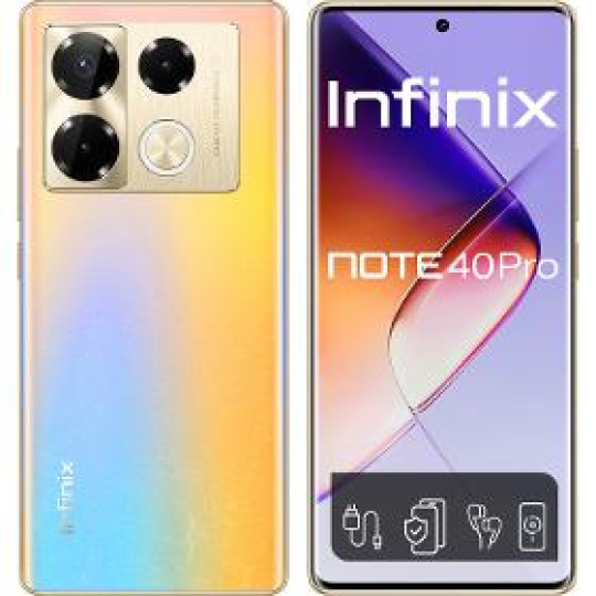 Mobilný telefón Note 40 PRO 12/256GB Titan Gold INFINIX