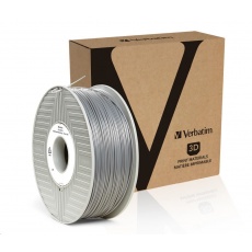 VERBATIM Filament pre 3D tlačiarne ABS 1.75mm, 404m, 1kg strieborná/kovovo sivá (OLD PN 55016)