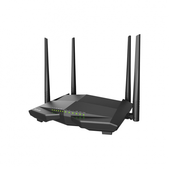 Tenda V12 - Bezdrôtový AC dvojpásmový VDSL2+/VDSL/ADSL router 802.11ac/a/b/g/n,1200 Mb/s, gigabitová sieť WAN/LAN, USB 2.0, služba VPN