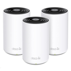 TP-Link Deco XE75 Pro(3-pack) WiFi6E Mesh (AXE5400,2,4GHz/5GHz/6GHz,1x2,5GbELAN/WAN,2xGbELAN)