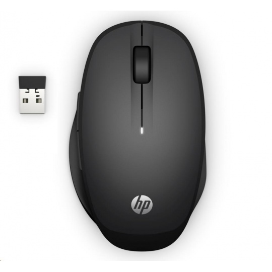 Myš HP - Dual Mode 300 Mouse, bezdrôtová, čierna