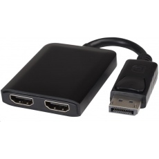 Adaptér PREMIUMCORD DisplayPort - 2x HDMI, MST, rozšírenie+zrkadlo+2 panely, 4K*2K@30Hz Adaptér PREMIUMCORD DisplayPort - 2x HDMI, MST, rozšírenie+zrkadlo+2 panely, 4K*2K@30Hz